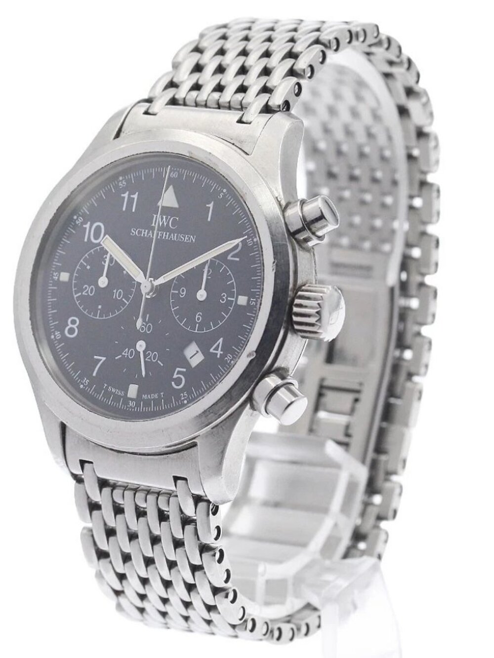 IWC SCHAFFHAUSEN Freeger IW374102 Date Chronograph Quartz Men's Watch_938349